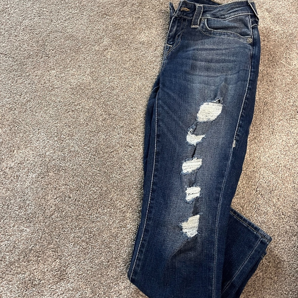 True Religion Cropped Jeans